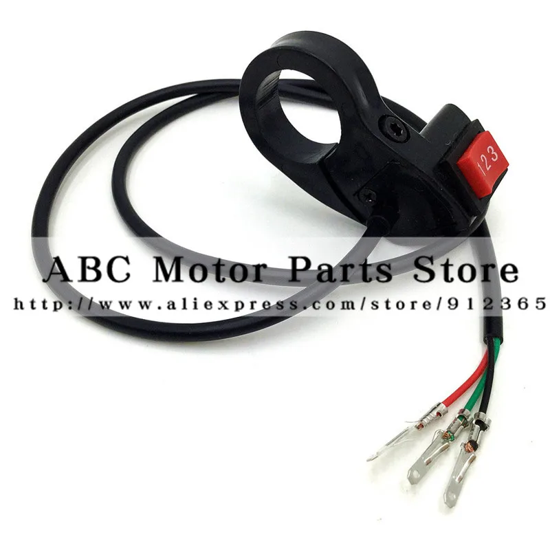 22mm Electric 3 Speed Module Switch For Shift E bike Scooter Bike