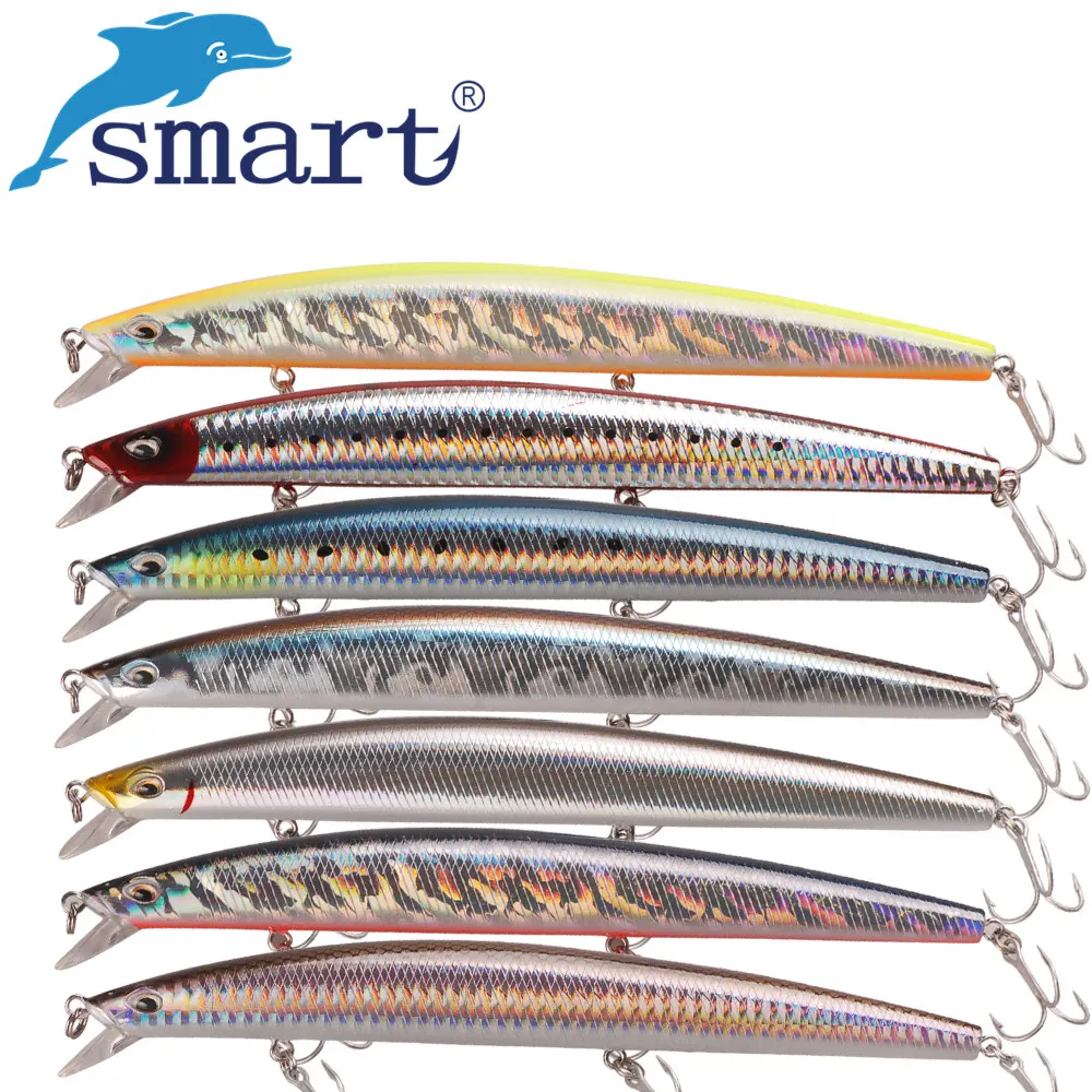

Smart Sinking Minnow Fishing Lure 175mm 37.34g VMC Hook Tungsten Balls For Carp Fishing Peche Iscas Artificial Para Pesca