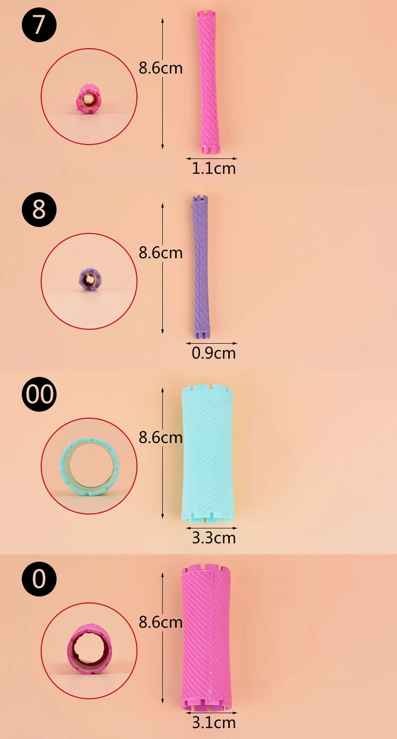 Бигуди и резинка для волос, набор для красоты, бигуди для волос, парикмахерские, холодная завивка, стержень, пушистые Волнистые волосы, щипцы для завивки, UN855