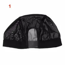 Высокое качество u-части форма парик крышка Ткачество Сетка DIY Черный эластичный унисекс