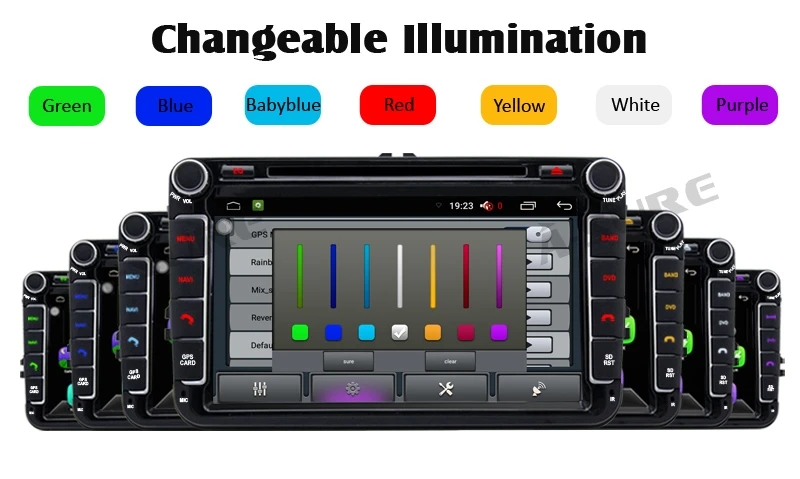 Top A-Sure 2 Din Android Auto Radio GPS DVD Navigation For VW PASSAT B6 Polo Sharan TIGUAN TOURAN CADDY GOLF 5 Mk6 T5 SEAT Skoda 12