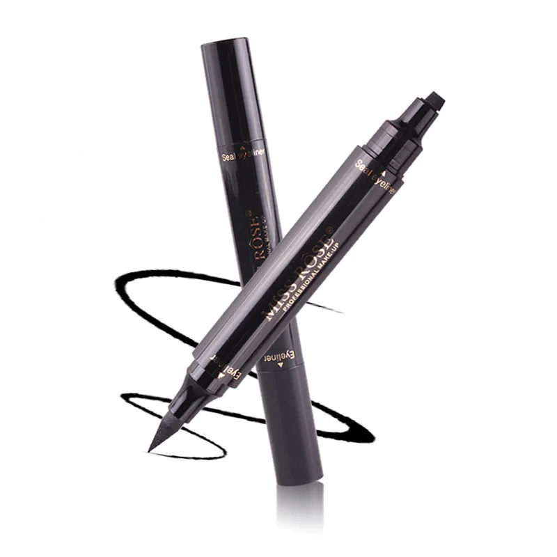 Brand Makeup Liquid Eyeliner Pencil Quick Dry Waterproof Eye Liner Black Color With Stamp Beauty Eye Pencil6