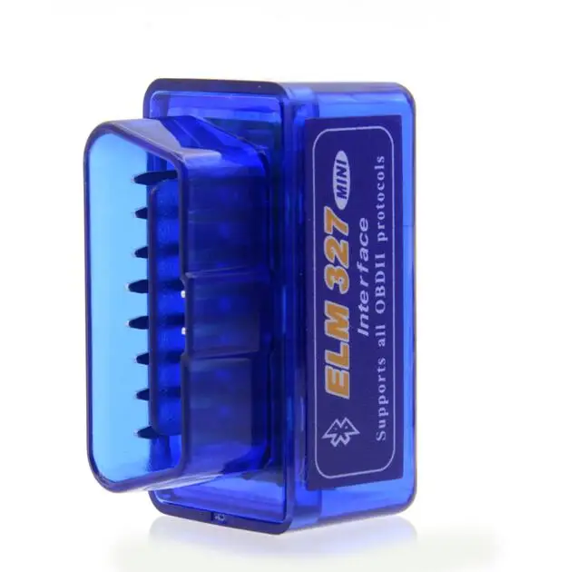 OBD V2.1 Мини ELM327 OBD2 Bluetooth автоматический сканер OBDII 2 Автомобильный ELM 327 Тестер диагностический инструмент для Android Windows Symbian - Цвет: ELM327 Blue V2.1