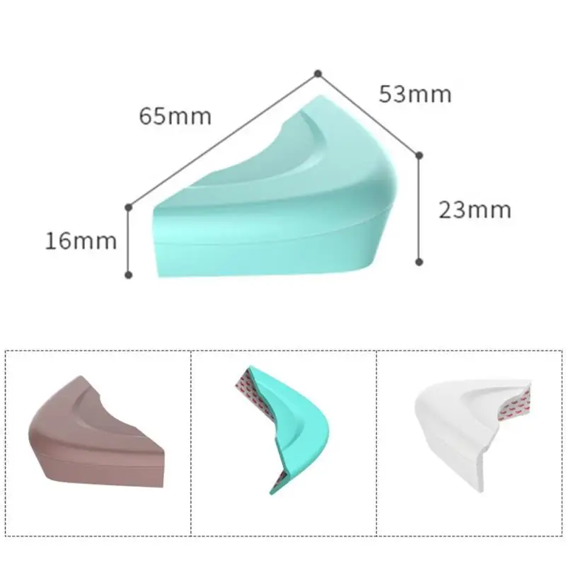 4 шт. силиконовые дети анти столкновения стол угловой край Детская безопасность протектор гвардии