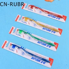 CN-RUBR 5pcs/set Fashion Women Makeup Toothbrushes Double Ultra Soft Toothbrushes Bamboo Charcoal Nano Brush Cosmetic Brushes