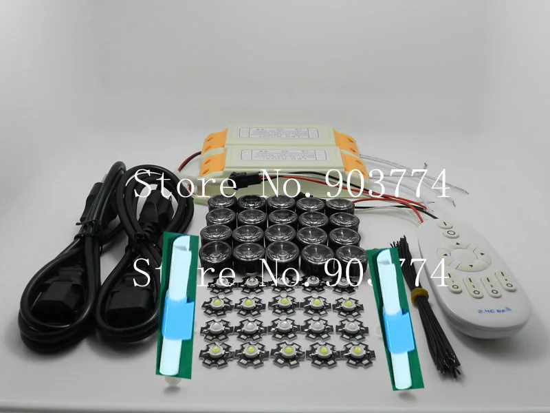 

2015 Real 2.4g Rf Wireless Remote Control Dimmable Aquarium Led Light 60w(20*3w), Good for Coral Reef Tank Lighting,high Quality