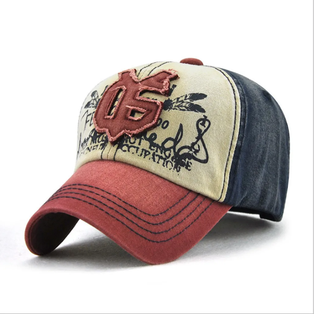 2019 Новая летняя элегантная шляпа для Для женщин Для мужчин с вышитыми цветами деним Кепки модные Бейсбол Кепки TopeeUnisex хлопок Красочные Z425