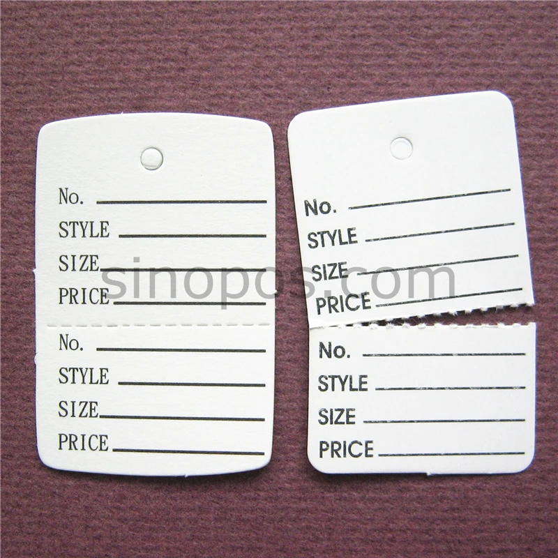 raffle ticket perforated paper
