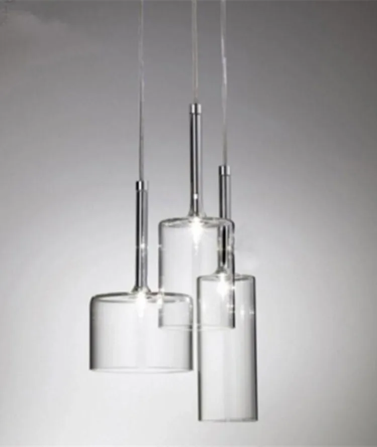 Скандинавский чердак креативный стеклянный подвесной светильник для столовой s Ретро винный светильник для кафе s светильник для кухни бар