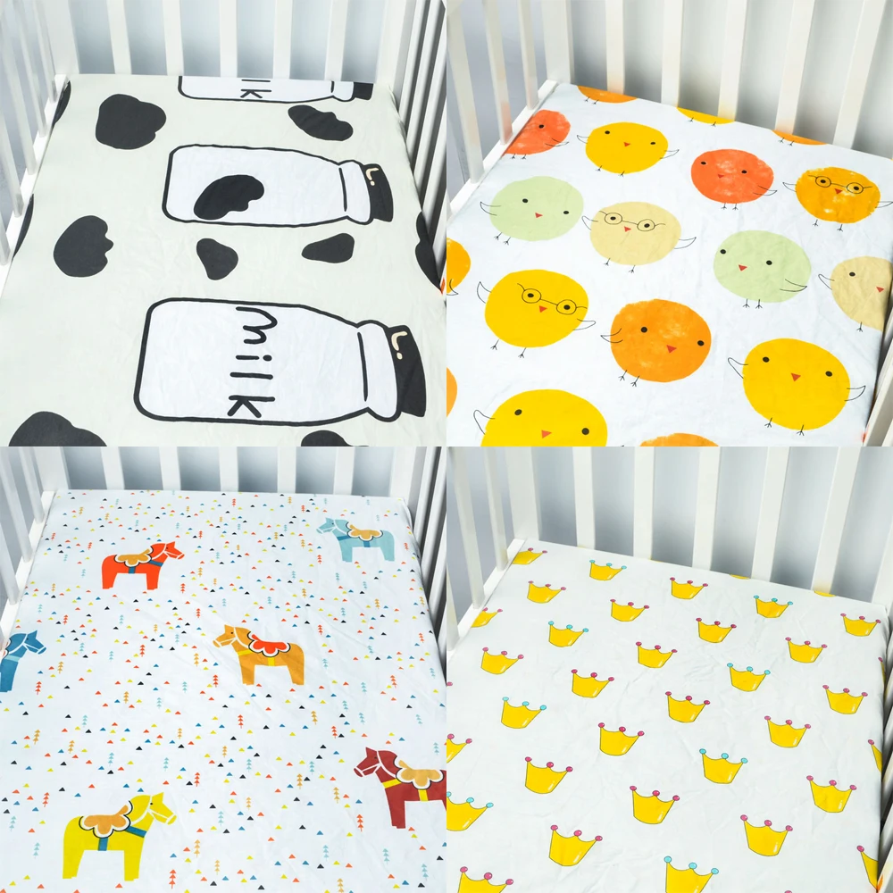 Murah Unisex Dilengkapi Seprai Katun untuk Standar Boks Bayi Kasur Tidak Ada Robekan atau Lubang dengan Menggunakan, dijamin Besar Hadiah Baby Shower spesifikasi Unisex Dilengkapi Seprai Katun untuk Standar Boks Bayi Kasur Tidak Ada Robekan atau Lubang dengan Menggunakan, dijamin Besar Hadiah Baby Shower
