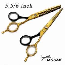 

5.5"/6" Professional Hairdressing Scissors Set Cutting/Thinning Barber Shears High Quality Personality Golden and Black