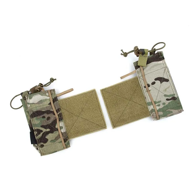

New Airsoft Tactical TMC Multicam SS Radio Side Pouch Set Adhesion Bag for Tactical Vest Free Shipping