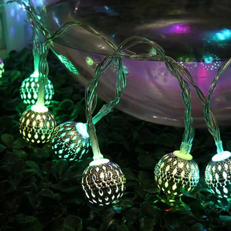 

Festival 10 LEDs String Light Lighting Outdoor Waterproof Warm White/White/RGB Led Lamp Christmas/Wedding/Party Decoration