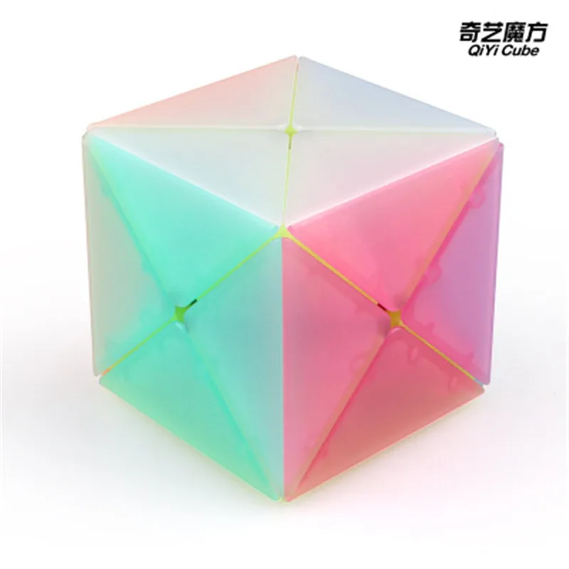 

Qiyi MoFangGe Jelly X Shape Magic Cube 2x2x2 Antistress Professional Speed Puzzle Twist for Kids Toys Training Education Gift