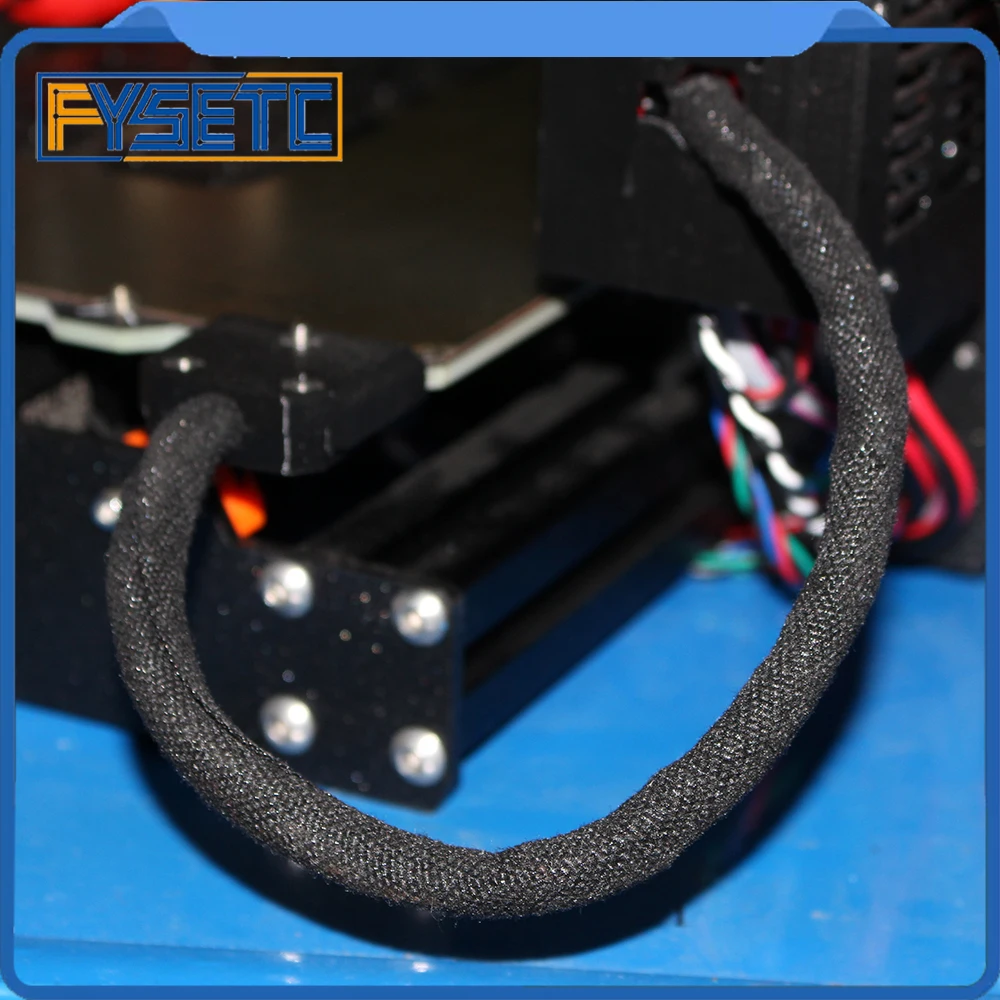 5 шт. 3d принтер запчасти длина 30 см текстильный рукав кабель провода обертывание мощность Heatbed подключенный кабель для Prusa I3 MK3