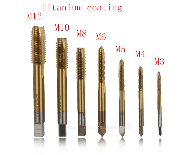 tap M3 M4, M5 M6 M8 M10 M12 hand tap steel aluminum alloy mold