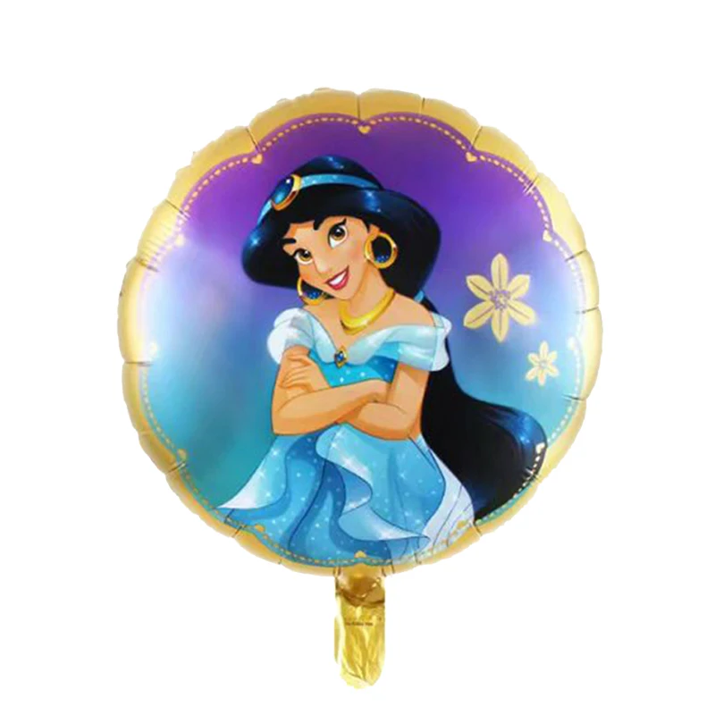 5 шт./лот 18 дюймов Золушка Белоснежка шары в форме принцесс globos для маленьких девочек вечерние игрушки на день рождения - Цвет: Jasmine