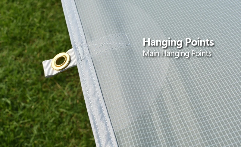 Toldo ao ar Livre de Pouco Aricxi Silicone Revestido Náilon Ultra Leve Lona Peso Portátil Acampamento Abrigo Toldo Tenda 15d 22 Esporte e Lazer