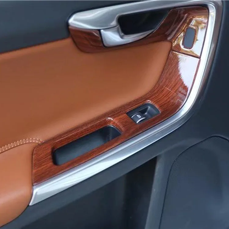 Для Volvo XC60 2014 2017 персиковое дерево узор внутренняя отделка покрытие Декоративные