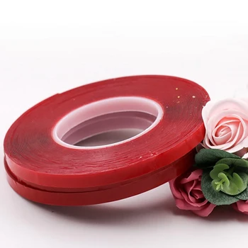 

10M 2018 New Transparent Seamless Nail Art Double-sided Adhesive Plaster Double Tape Manicure Stickers Glue Make Up Tools