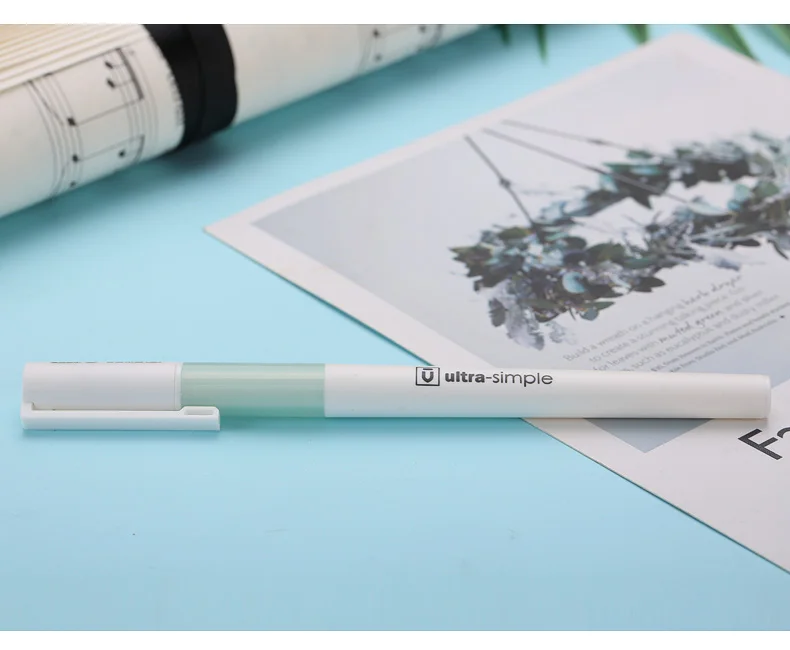 Almofada de ar - Lote Aperto Gel Caneta 0.5mm Super Conforto Recarga Preto Azul Vermelho Tinta Gelpen Kawaii Escola Canetas Estacionárias Conjunto m & g 10 Pçs 14 de ar aperto gel caneta 0.5mm super