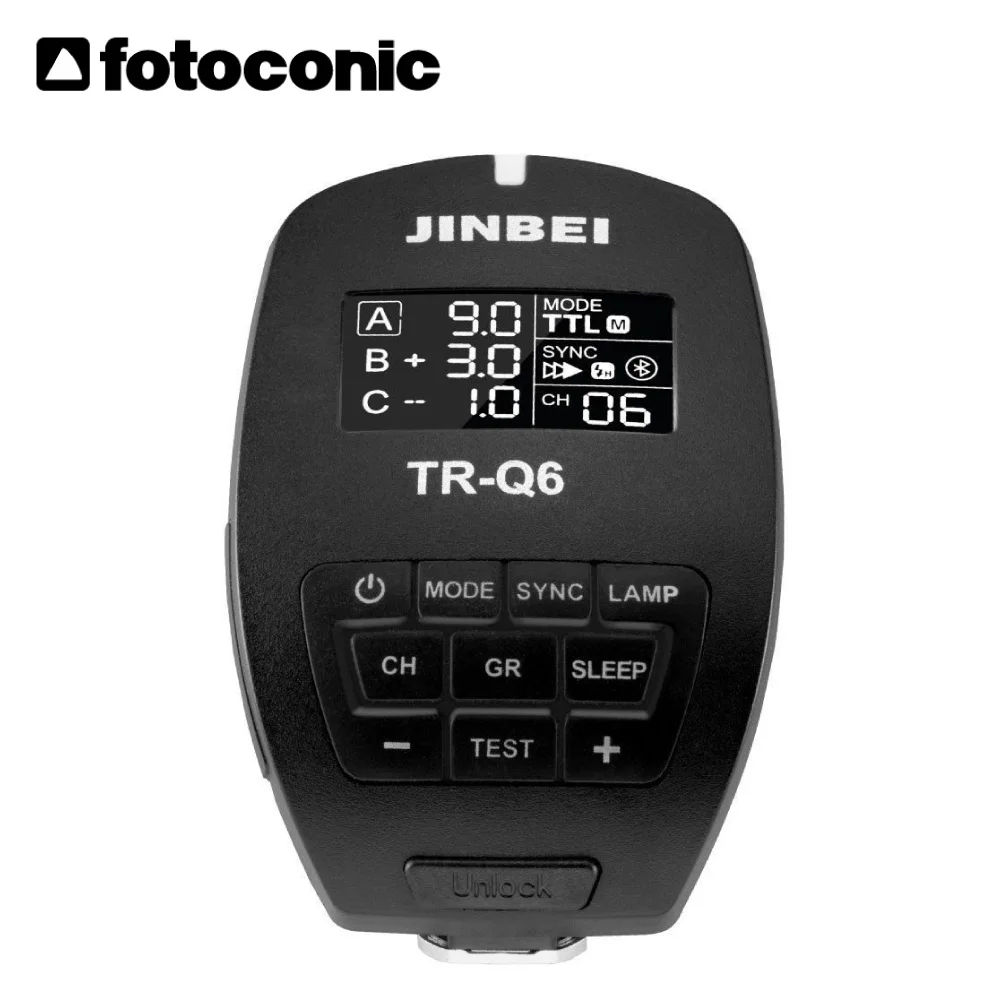 

Jinbei TR-Q6 for Nikon 2.4GHz TTL Bluetooth Flash Trigger for HD-610 Mars-3 MSN