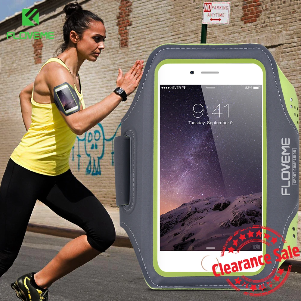 FLOVEME красочный спортивный нарукавный чехол для Xiaomi mi8 SE чехол s спортивный нарукавник для бега для iPhone 6 6S 7 8 Plus X десять держатель ремня