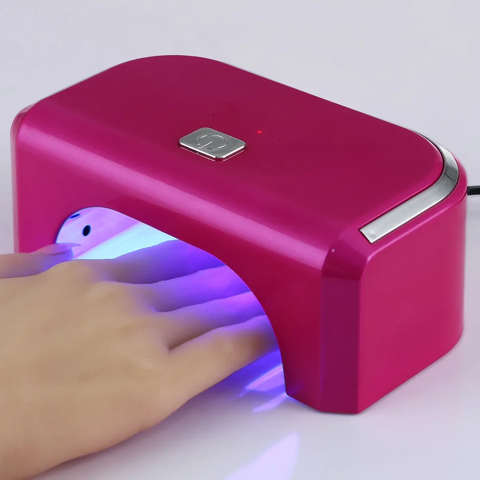 

Led Lamps Portable 12w Eu/us Plug Manicure Tool Led Phototherapy Abs And Stainless Steel  Electric Nail Gel Lamp