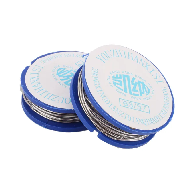 1Pcs 0.8mm FLUX 2.0% Tin Lead Rosin Core Solder Welding Iron Wire Wheel Roll solder wire Welding Supplies Big Discount Hot Sale