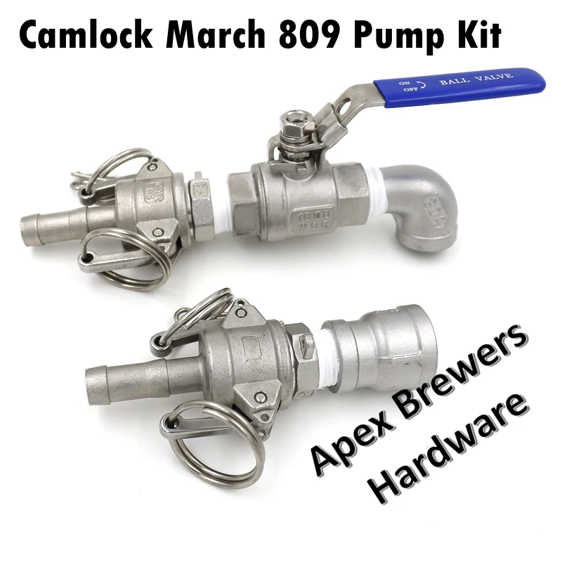 Camlock насос Комплект для марта 809 насосы w/SS корпус головки насоса, быстроразъемный тип, 1/" поток