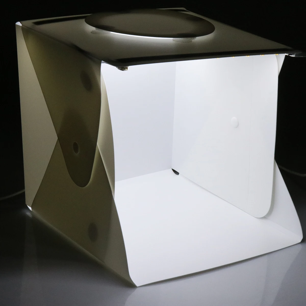 SOONHUA мини складной лайтбокс фотография Фотостудия мягкая коробка фон светодиодный свет мягкие коробки световая коробка