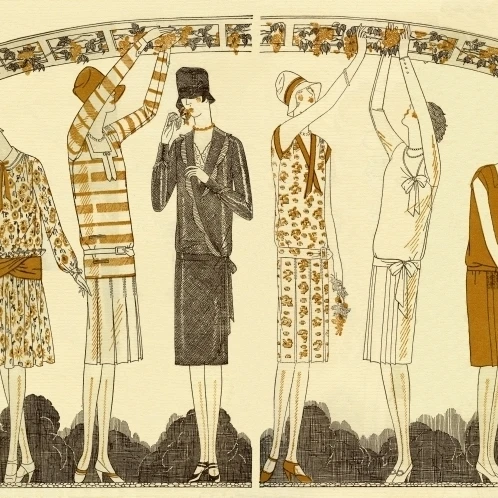 Fashionable Women 1927 Poster Print By Mary Evans Picture Librarypeter & Dawn Cope Collection (36 X 24)