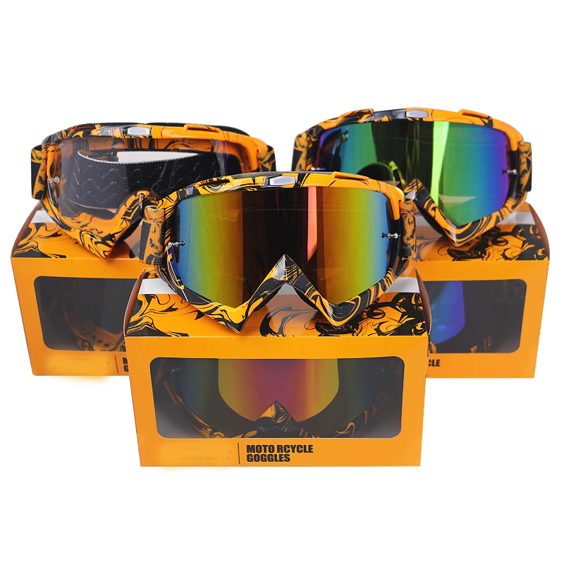 Goede Motocross goggles ATV DH MTB Dirt Bike Bril Oculos Antiparras Gafas motocross Zonnebril Gebruiken Voor Motorhelm goggle