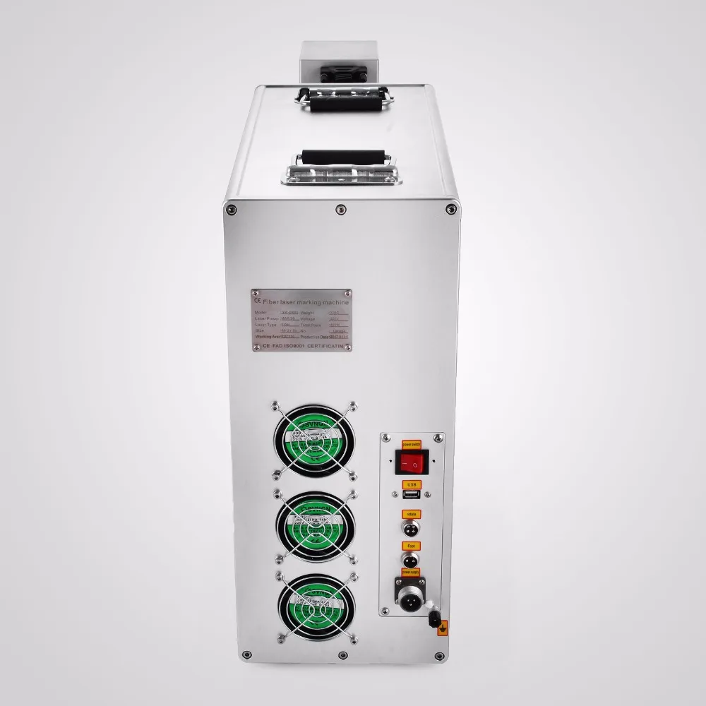 220V EU вилка 20W волоконная лазерная маркировочная машина гравер FDA CE нержавеющая