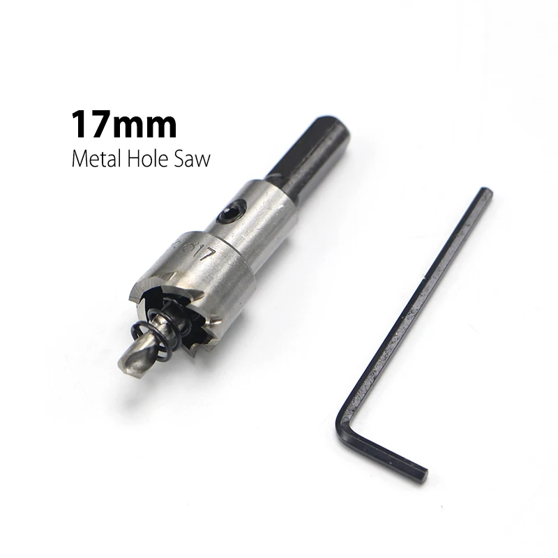 

1Pc 17mm 0.67" Core Drill Bit Metal Hole Saw High Speed Steel Core Special for HSS Stainless Steel