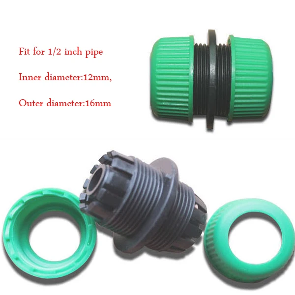 10Pcs 1/2 Inch Water Pipe Connector Hose Repair Quick Connector Pipes Extend Connectorin Garden