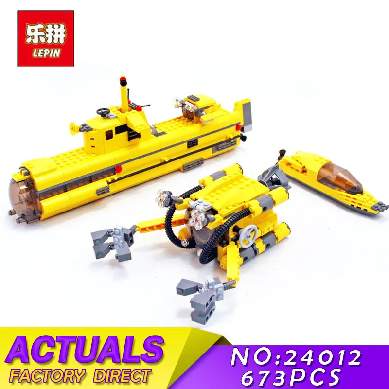 

LEPIN 24012 Creative The Underwater Explora Ship Set Children Educational Building Blocks Bricks Education Boy`s Toys Model 4888