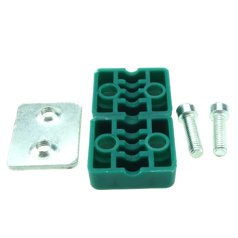 5PCS Bolted Plastic Clamp Tube Support Kit All Size