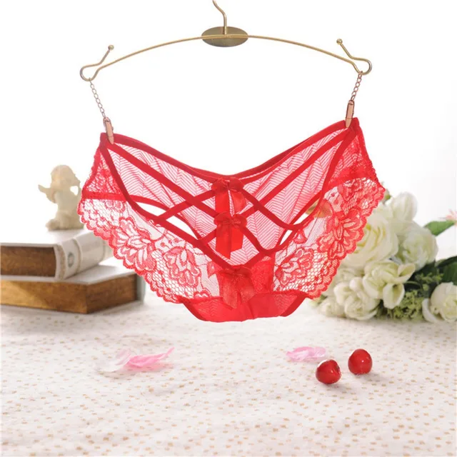Women Lingerie Lace Bow knot Briefs Underwear Panties Sexy Ladies