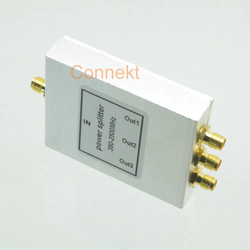 1pce RF coaxial Power Splitter Divider Combiner SMA 3 way 380 2500MHz
