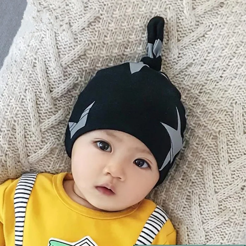 Cute Baby Boy Girls Beanie Cap Newborn Striped Newborn Knitted Hat Children Beanies Hats Baby