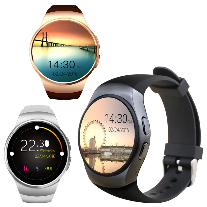 f69 bluetooth touch smart watch heart rate monitor watch connected phone font b smartwatch b font