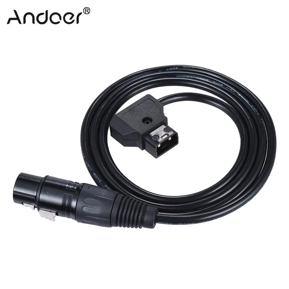 Andoer 100 см/3 3 фута D-Tap папа к XLR 4-контактный Женский адаптер питания кабель Шнур для