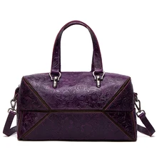 XIYUAN женская фиолетовая/синяя/кофейная сумка из натуральной кожи, сумка на плечо, женская сумка, Большая вместительная сумка на плечо, сумка через плечо