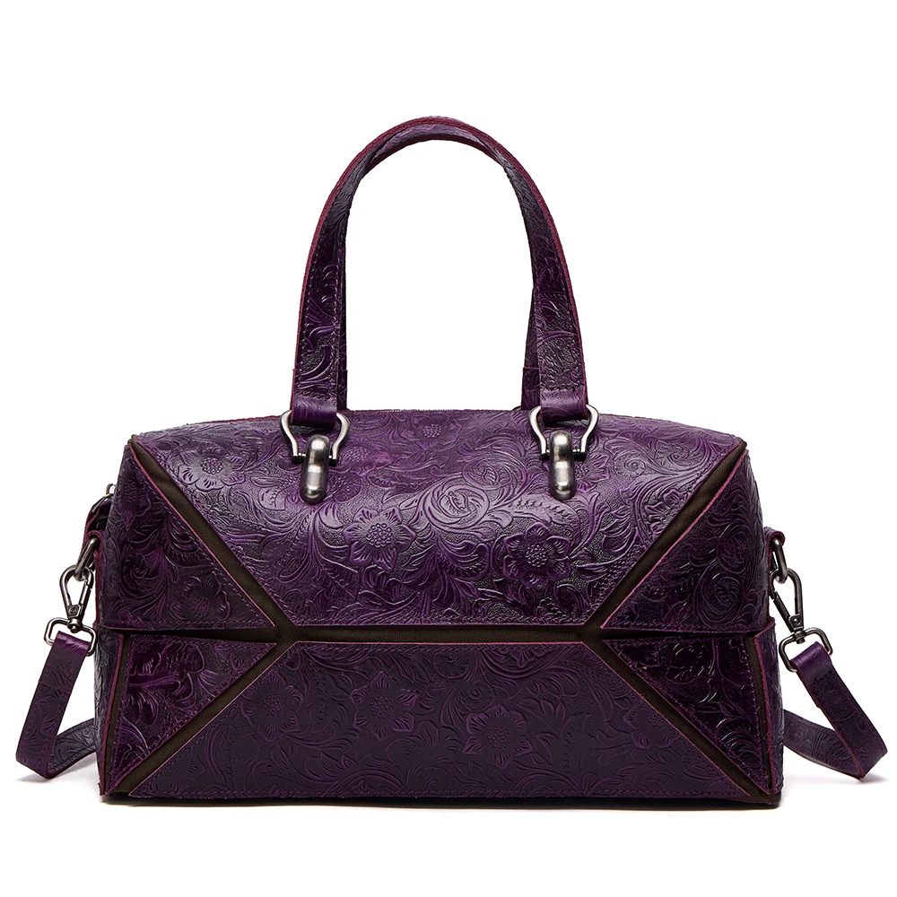 

XIYUAN women purple/blue/coffee 100% Genuine Leather Handbag shoulder bag lady totes Large Capacity Shoulder Bags Crossbody bag