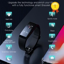 Умный Браслет монитор сердечного ритма Шагомер Секундомер трекер сна отклонение ответа смарт-Браслет фитнес-трекер для Android IOS