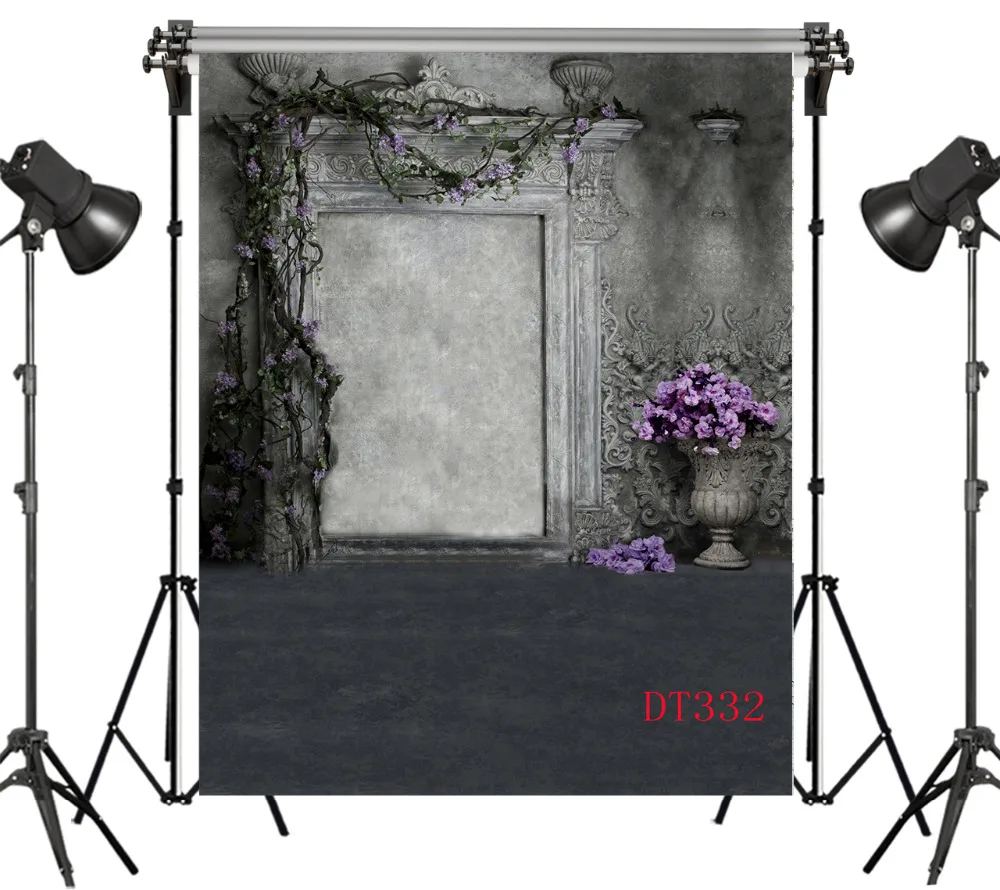 LB 5X7FT Vinyl Indoor Photography Background Props Retro Interior Wall