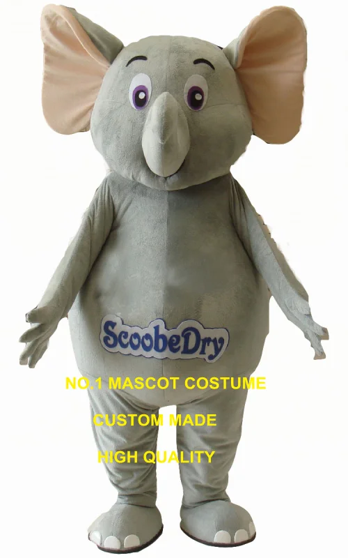 

custom grey elephant mascot costume adult size cartoon elephant theme anime cosply costumes carnival fancy dress kits 3446