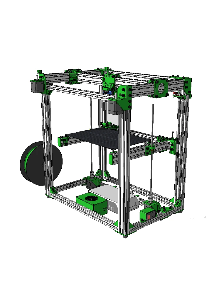 1 шт. 3D-принтер Core-XY С v-образной рамой для 3D-принтера D-Bot | Компьютеры и офис
