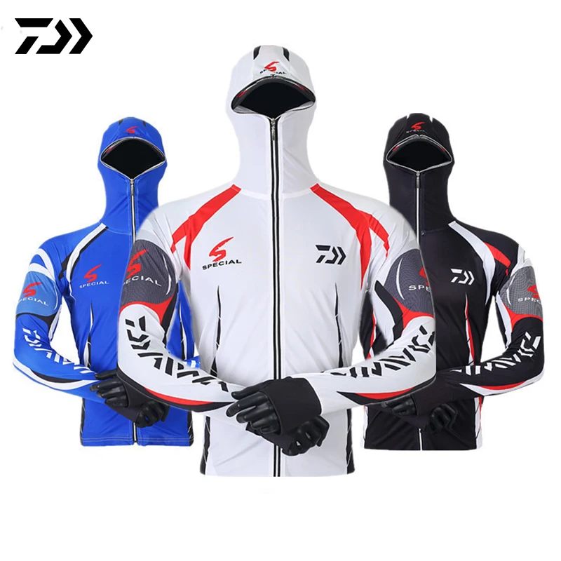 Daiwa roupas camisas de pesca verão jaquetas